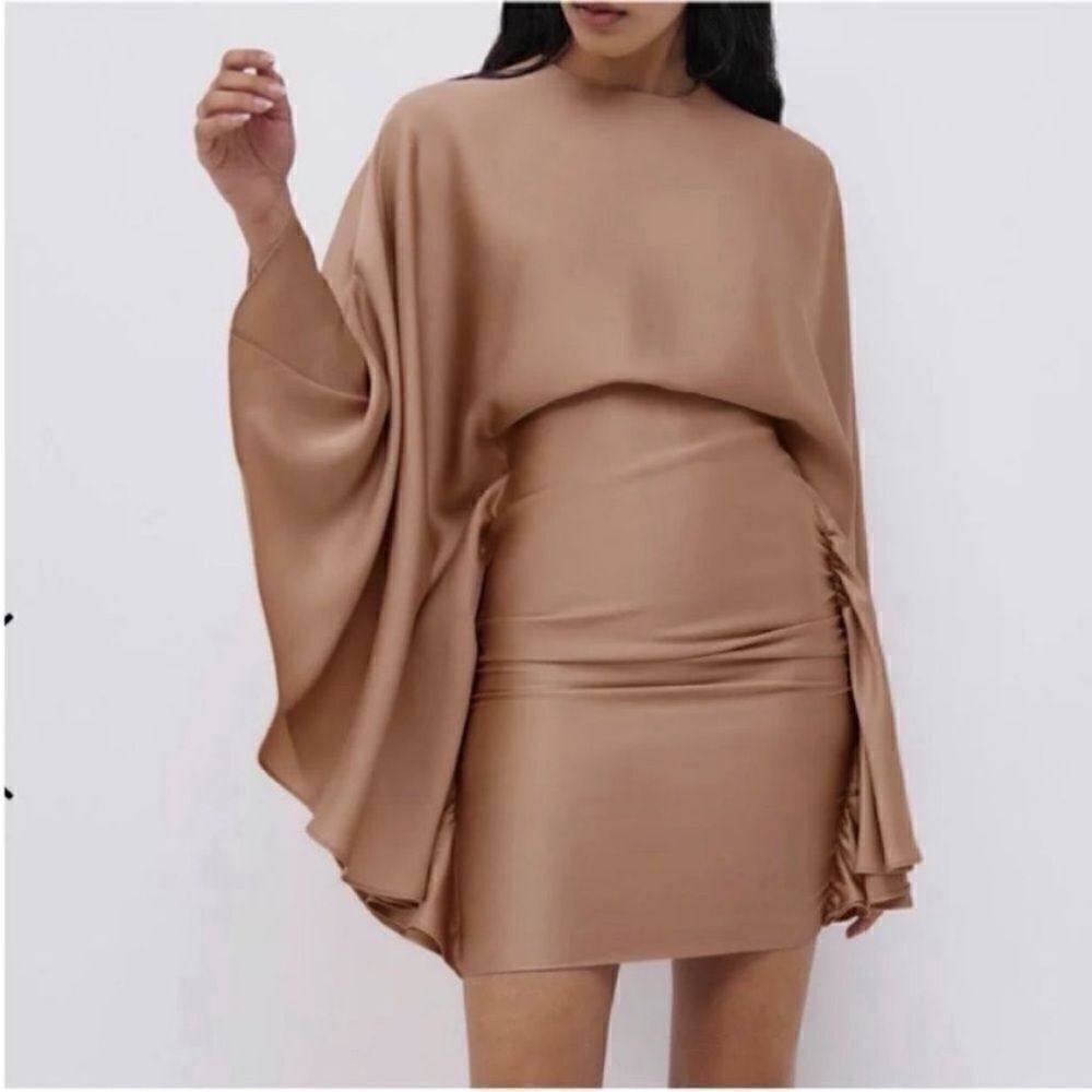 Johnathan Simkhai Kadence Batwing Sleeve Mini Dress Nwt-H10